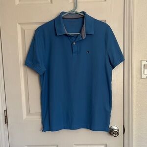 Tommy Hilfiger Blue Polo Shirt Classic Style